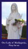 Our Lady of Medjugorje Prayer Card